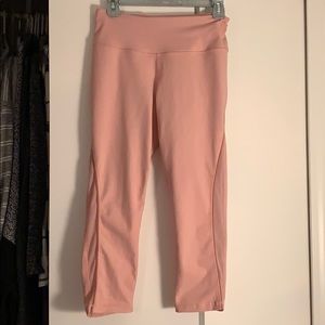 Victoria Secret SPORT pale pink mesh leggings